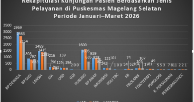 Rekapitulasi Kunjungan Pasien Puskesmas Magelang Selatan Periode Januari–Maret 2026